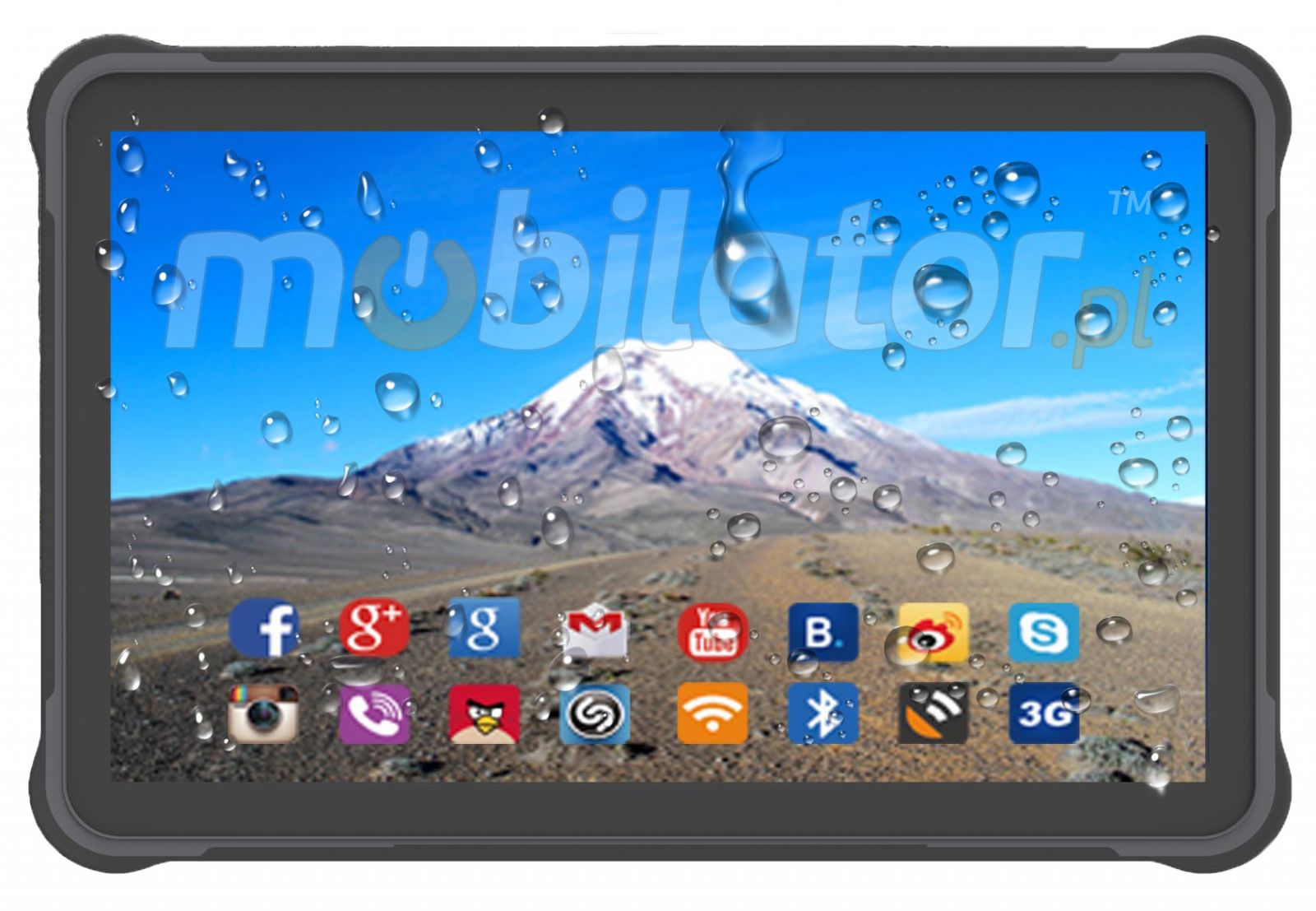 MobiPad Cool A311 v.1 - Industrial tablet with a 10-inch touch screen with NFC, Bluetooth, 6GB RAM, IP65